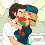 Küsse im Flugzeug